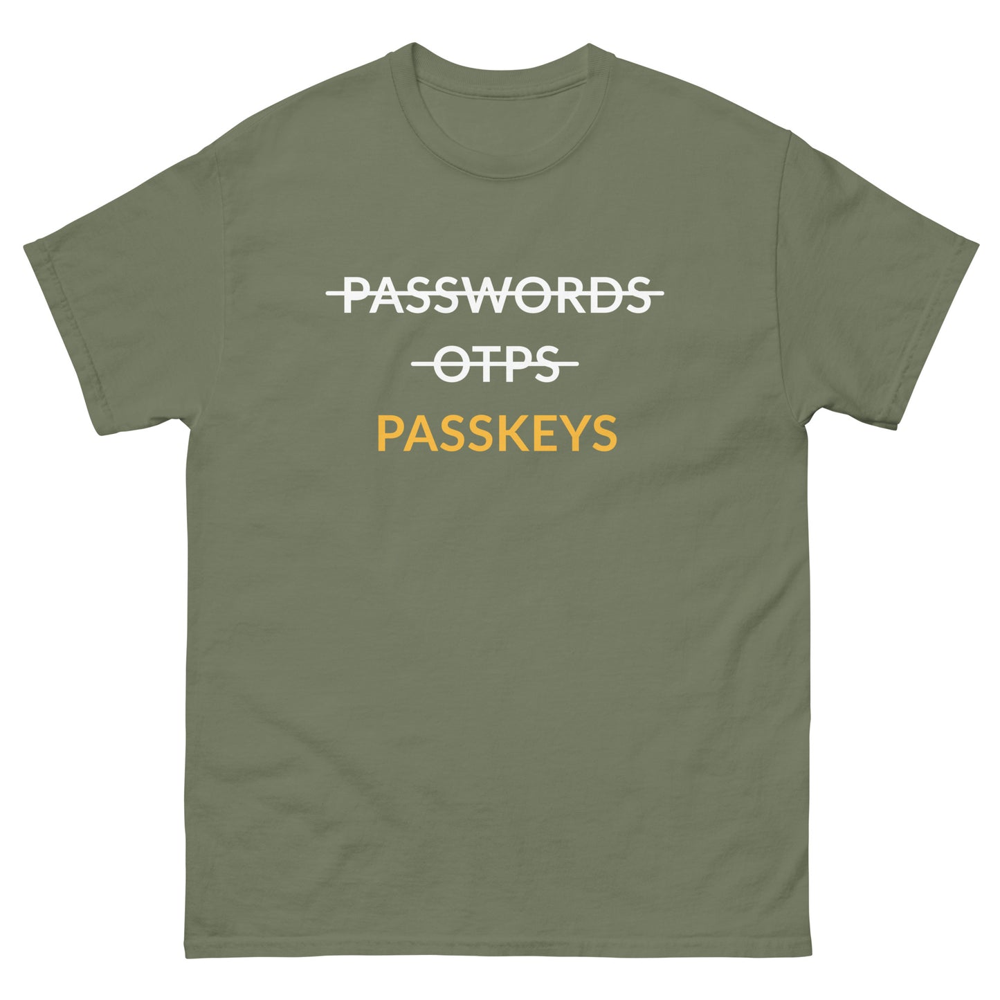Passkeys, Not Passwords - Classic Fit Tee