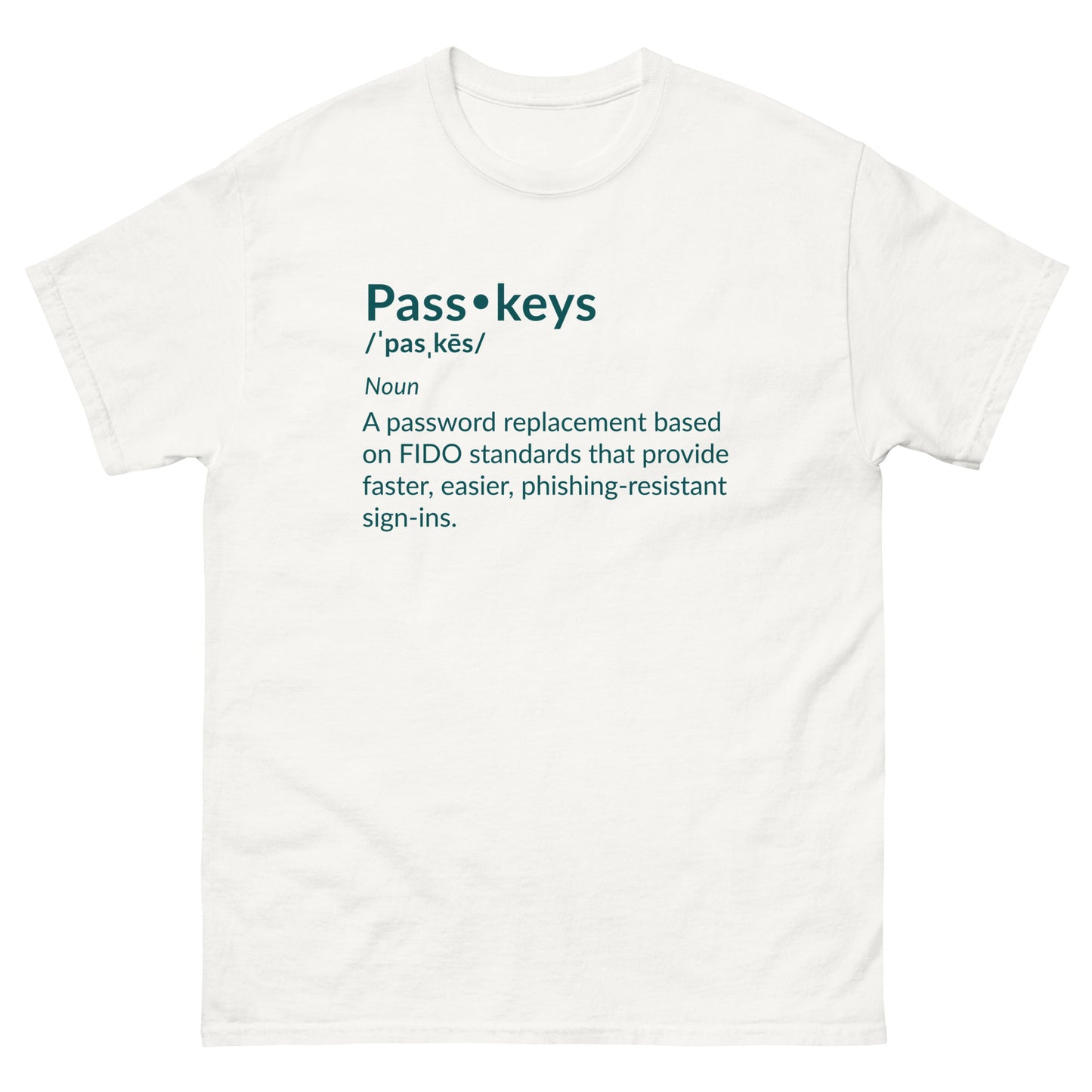 Passkey Definition - Classic Fit Tee