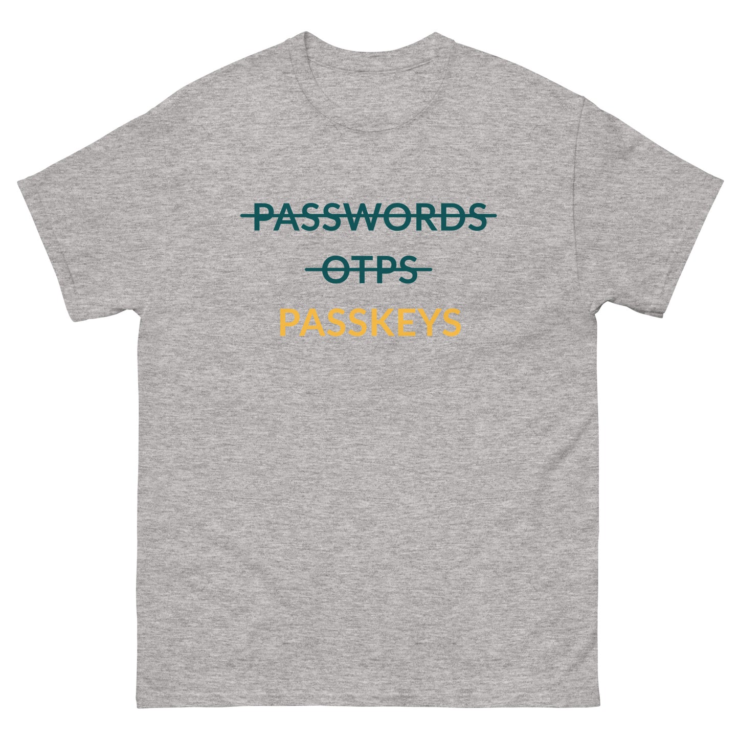 Passkeys, Not Passwords - Classic Fit Tee